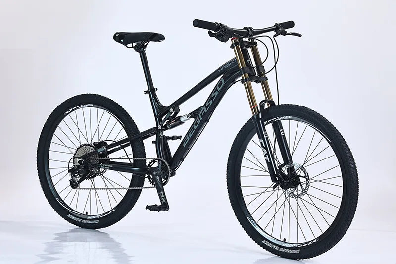 Aluminum Alloy 26/27.5 Inch Full Suspension Soft Tail Mountain Bike for Men Shock Absorbing Off Road Cycling Bicycle for Outdoor