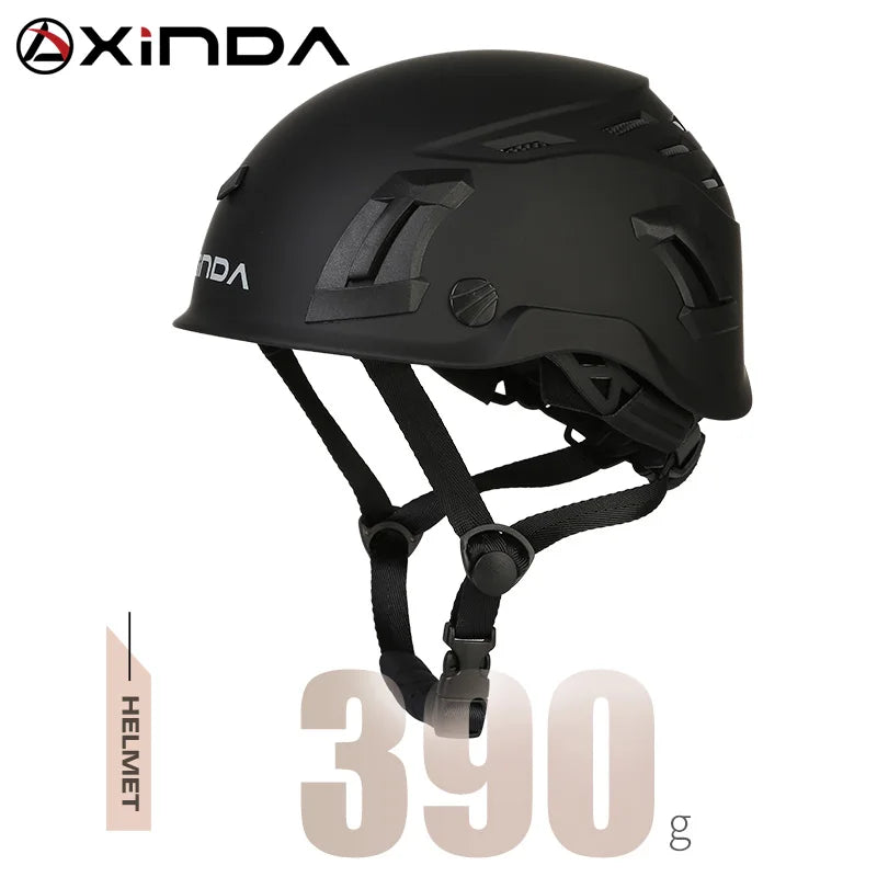 XINDA ABS Rock Climbing Helmet Goggles for Caving Canyoning Safety Helmet Downhill Helmet Speleology Mountain Rescue Equipment