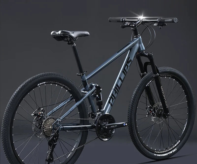 Mountain Bike Mens Adult Dual Suspension Disc Brake Gear Off Road AM Racing Bicycle Mountain Bike Road Bike Travel Bicycle