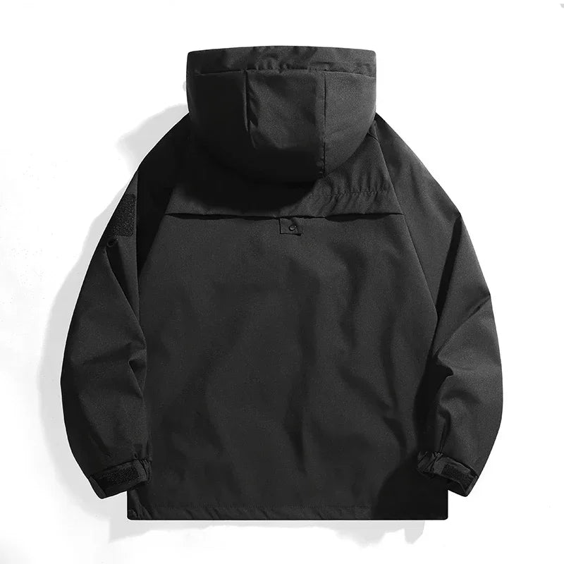 CHRLCK Unisex Waterproof Running Jacket Autumn Windproof Windbreaker Hiking Camping Trekking Outdoor Jackets Men Women Coats