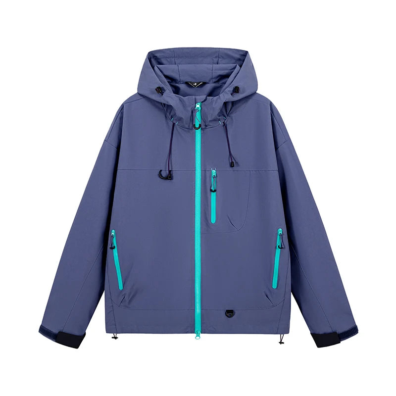 Unisex Hiking Jacket Waterproof Autumn Windbreaker Ourdoor Hooded Coat ...