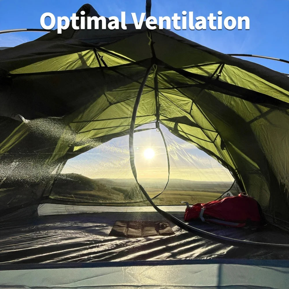Night Cat 2 Person Backpacking Tent 190T Ultralight Travel Tent Waterproof Hiking Survival Outdoor Camping Tent Double Layers
