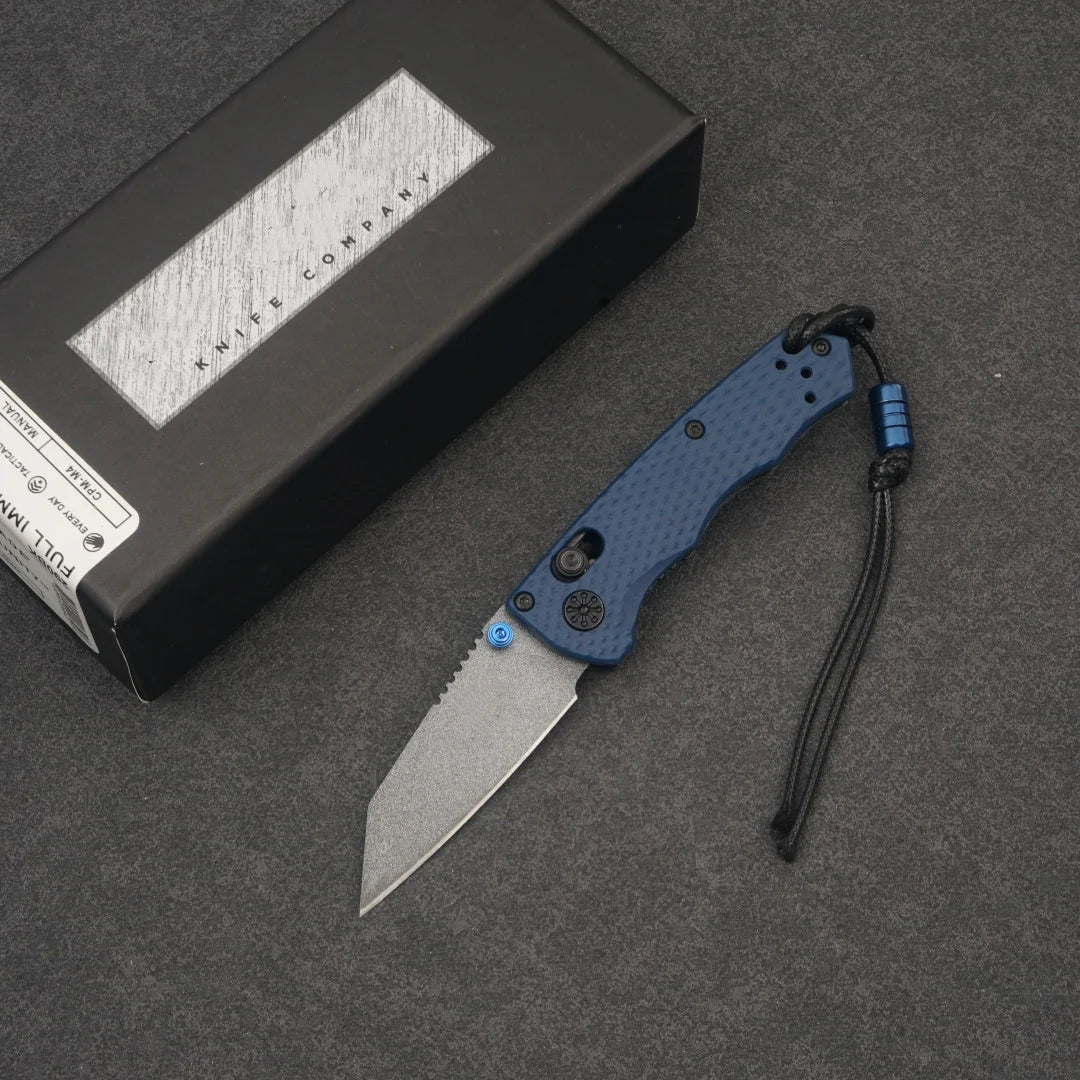 FULL IMMUNITY 290 Custom OEM M390 Spear Point Blades Camping Tactical Pocket Knives Nylon Glass Fibre Handle Industrial DIY