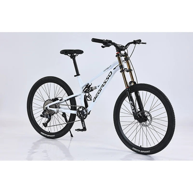 Aluminum Alloy 26/27.5 Inch Full Suspension Soft Tail Mountain Bike for Men Shock Absorbing Off Road Cycling Bicycle for Outdoor