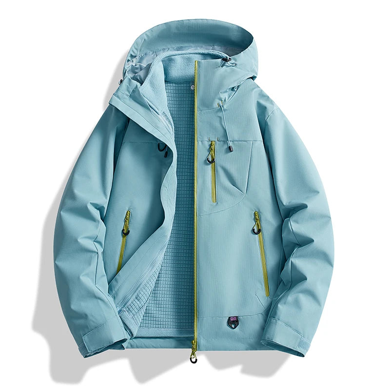 Outdoor Three-In-One Two-Piece Jacket Windproof Waterproof Couple Hiking Suit Outdoor Men And Women's Suit