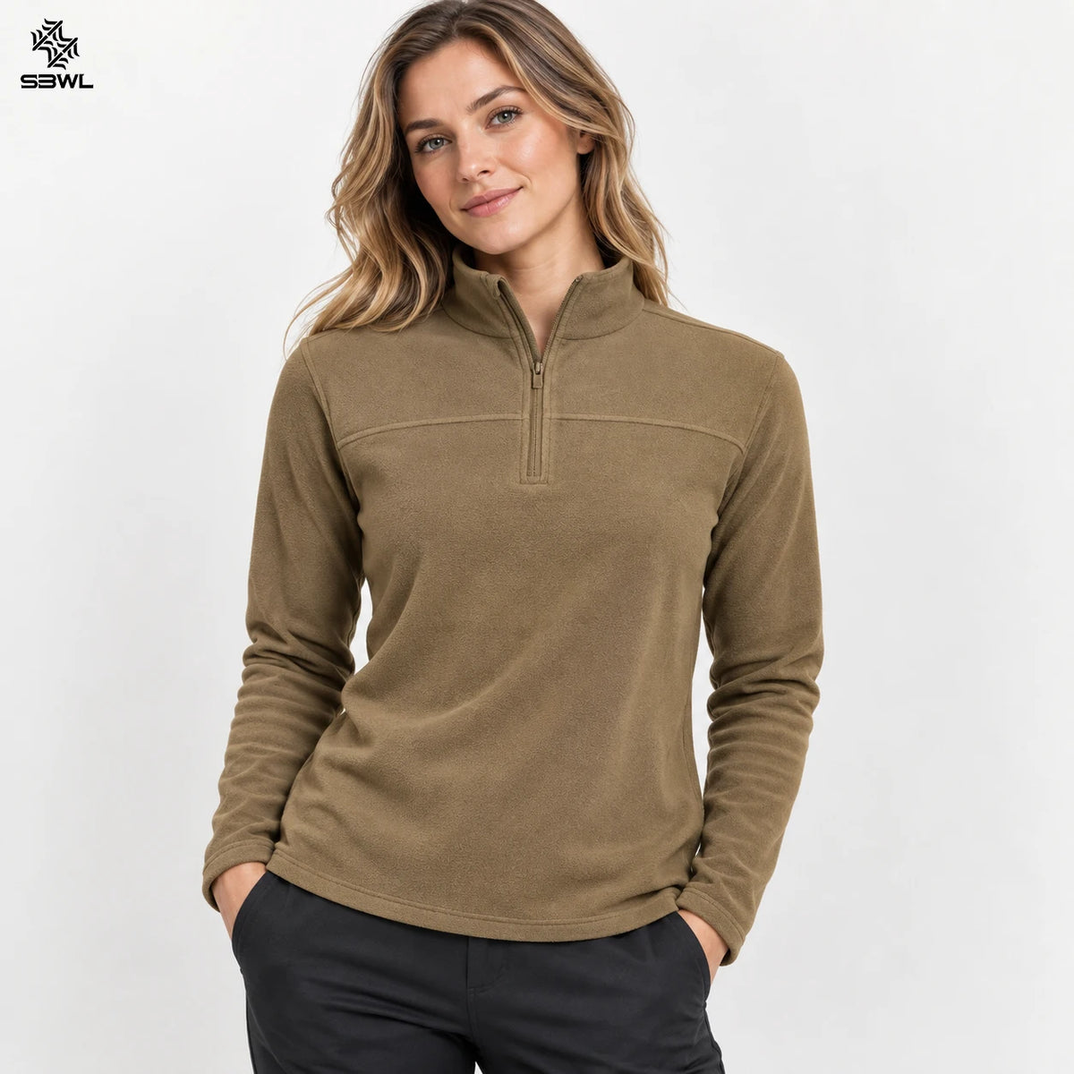 SBWL 2026 Woman's new autumn/winter Outdoor sports warm long-sleeved T-shirt Fashion casual sports high-quality jacket Tops