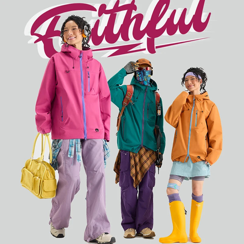 Unisex Hiking Jacket Waterproof Autumn Windbreaker Ourdoor Hooded Coat ...