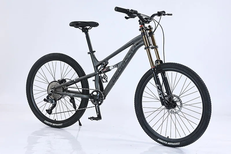 Aluminum Alloy 26/27.5 Inch Full Suspension Soft Tail Mountain Bike for Men Shock Absorbing Off Road Cycling Bicycle for Outdoor