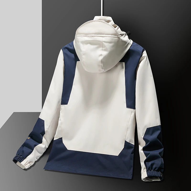 CHRLCK Men's Waterproof Three In One Hiking Fleece Jacket Women Windproof Windbreaker Winter Camping Trekking Outdoor Coats