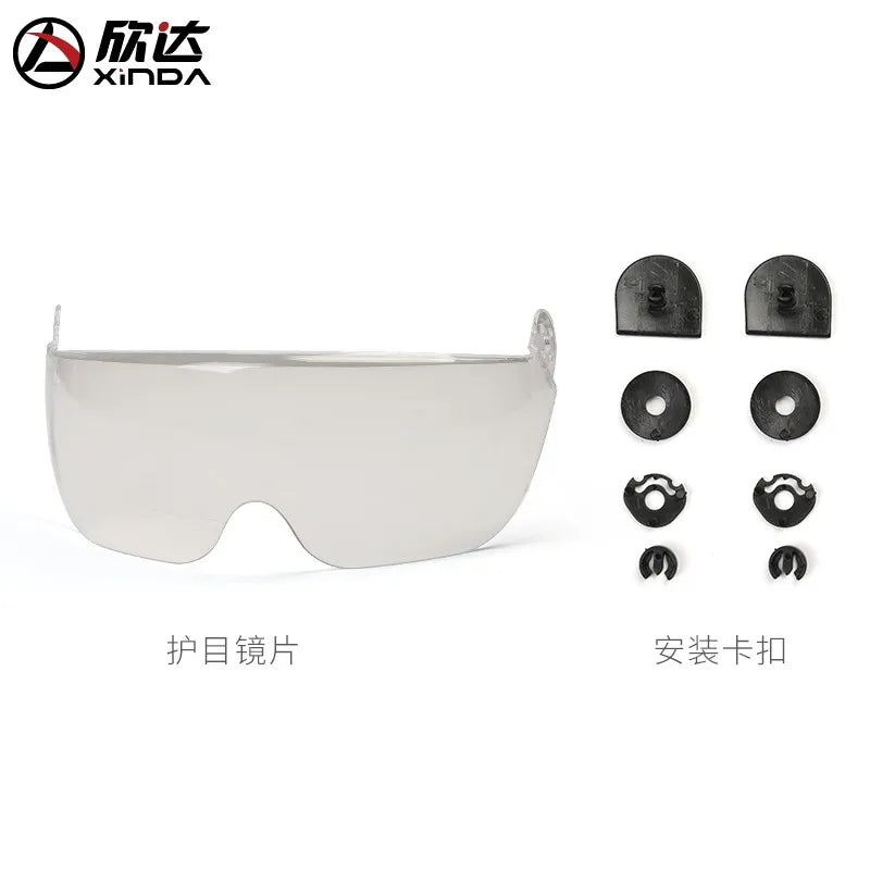 XINDA ABS Rock Climbing Helmet Goggles for Caving Canyoning Safety Helmet Downhill Helmet Speleology Mountain Rescue Equipment