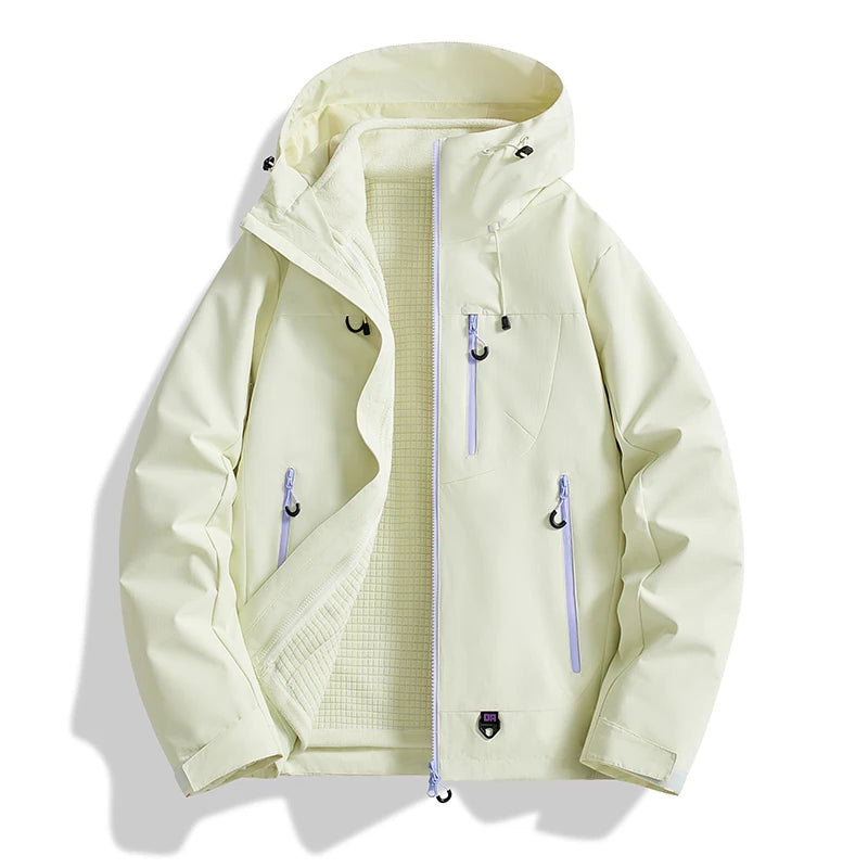 Outdoor Three-In-One Two-Piece Jacket Windproof Waterproof Couple Hiking Suit Outdoor Men And Women's Suit