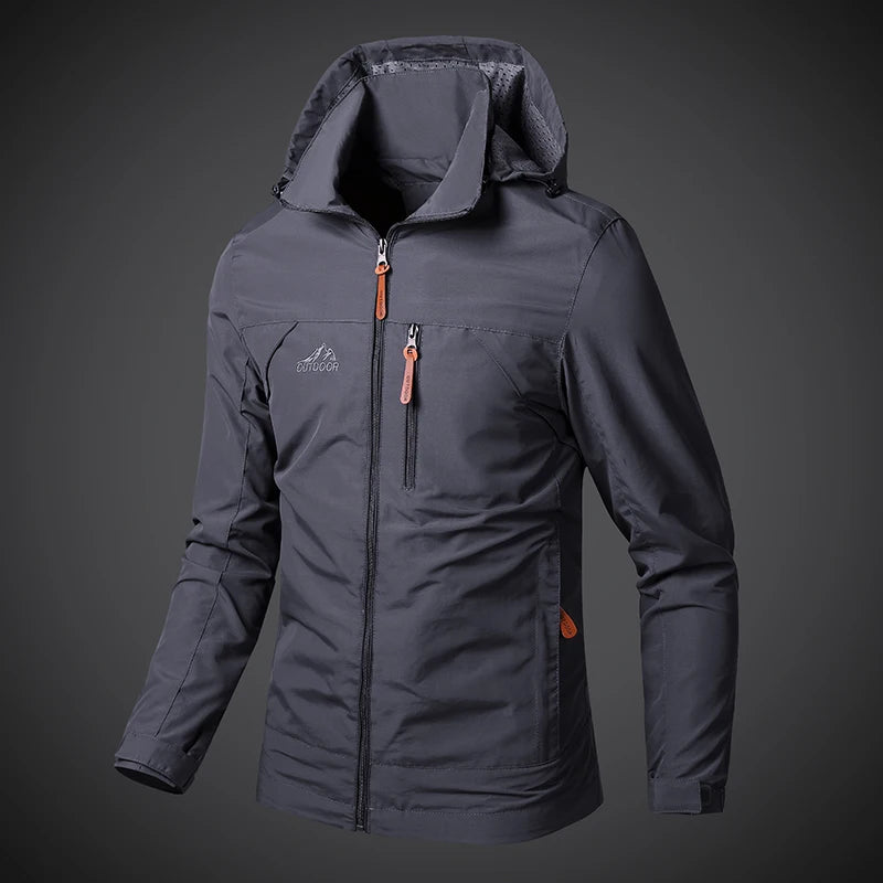 YJKVUR Autumn Winter New Men Sports Windproof Jacket Climbing Suit Cycling Jacket Outdoor Gear for Hiking And Mountain Climbing