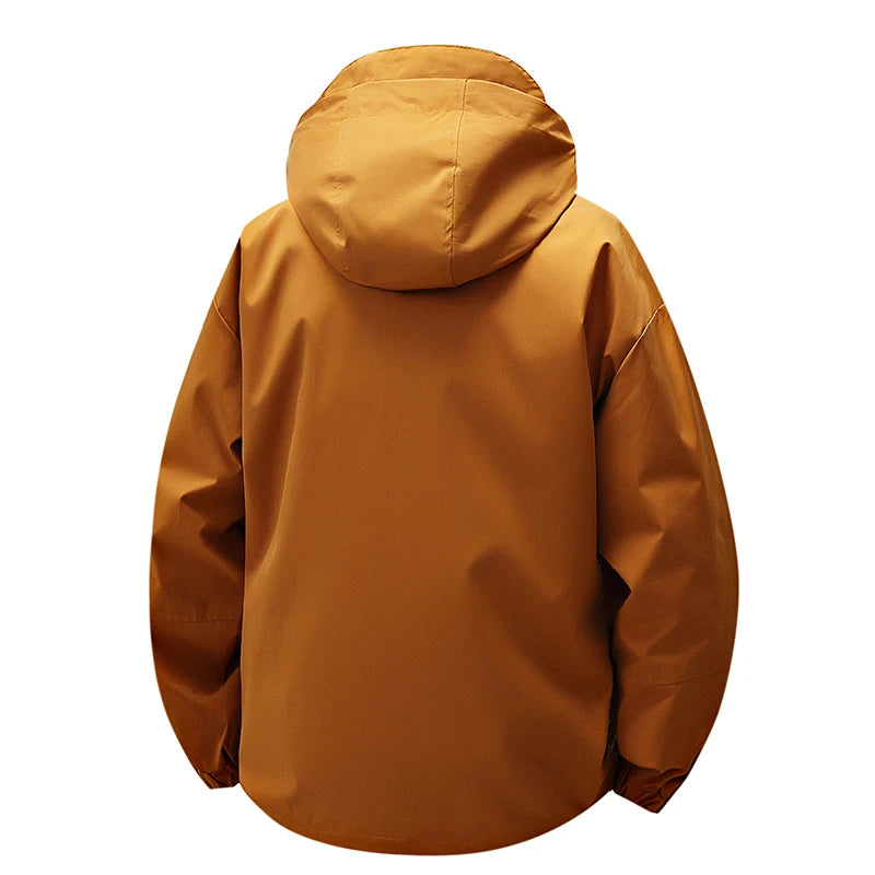 CHRLCK Men Women Waterproof Hiking Jackets Spring Autumn Windproof Windbreaker Unisex Camping Climbing Trekking Outdoor Jacket