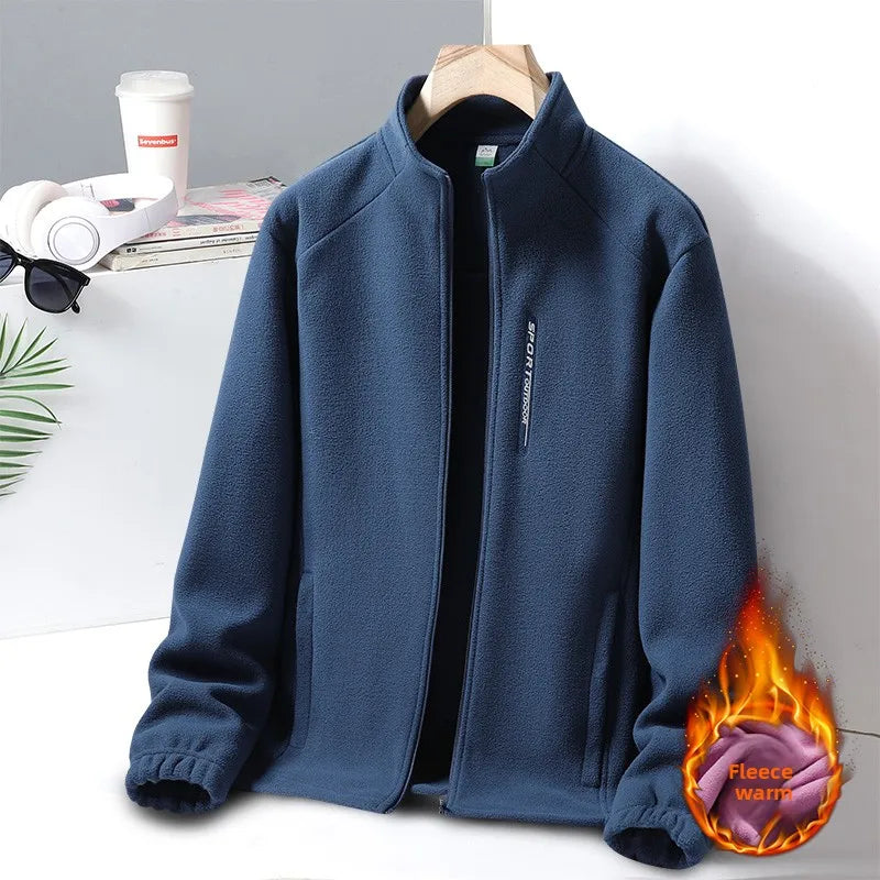High Quality Comfortable Windproof Warm Fleece Jacket for Winter Outdoor Wear Fashionable Versatile Breathable Trendy Couple Top