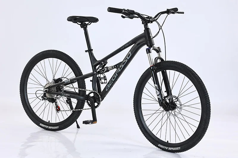 Aluminum Alloy 26/27.5 Inch Full Suspension Soft Tail Mountain Bike for Men Shock Absorbing Off Road Cycling Bicycle for Outdoor