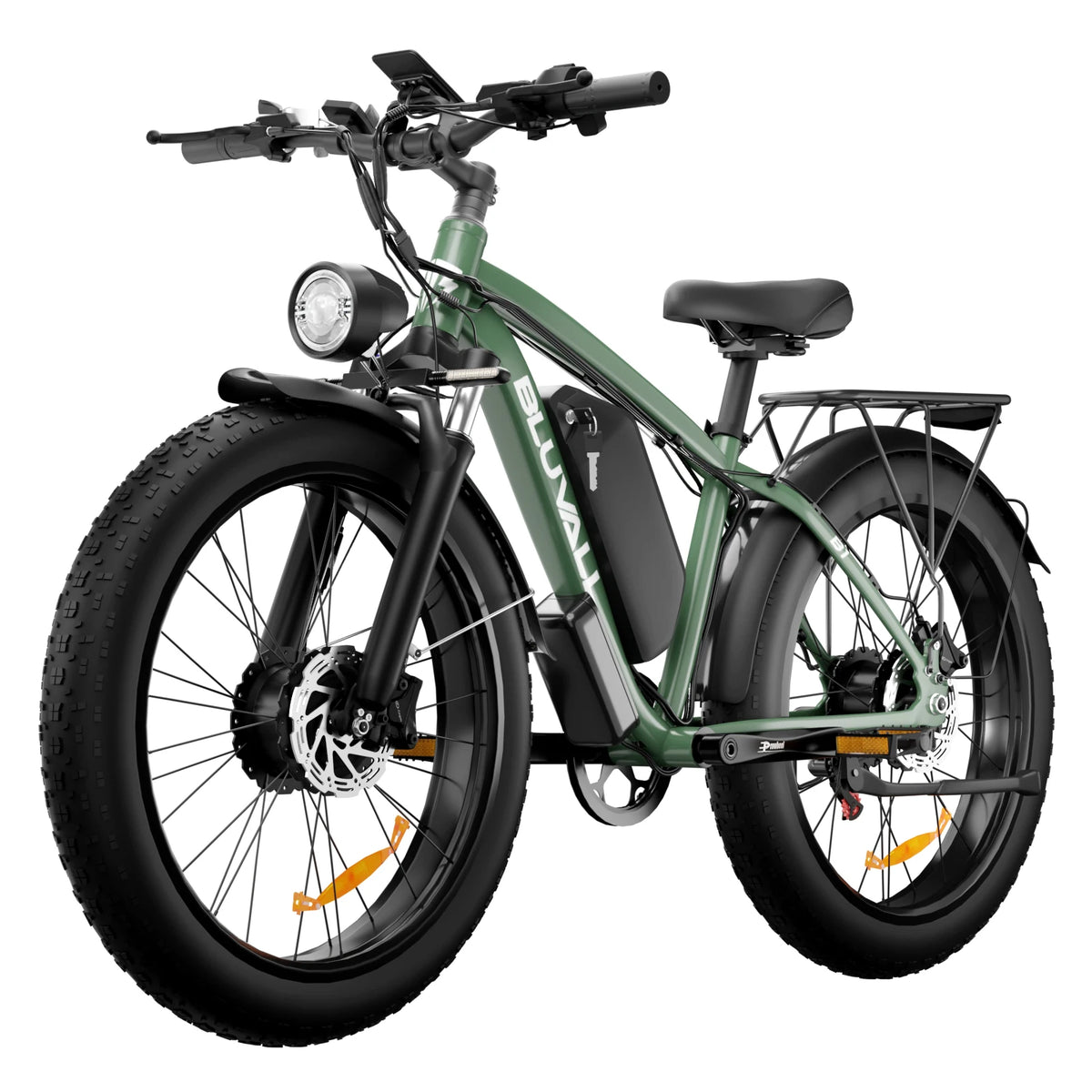 US Stock B1 Electric Bike Adults 5000W Peak  AWD Motor 48V 25Ah Battery 180N.m Torque 37MPH Fat Tire Ebike 26x4.0 All-Terrain Bicycle