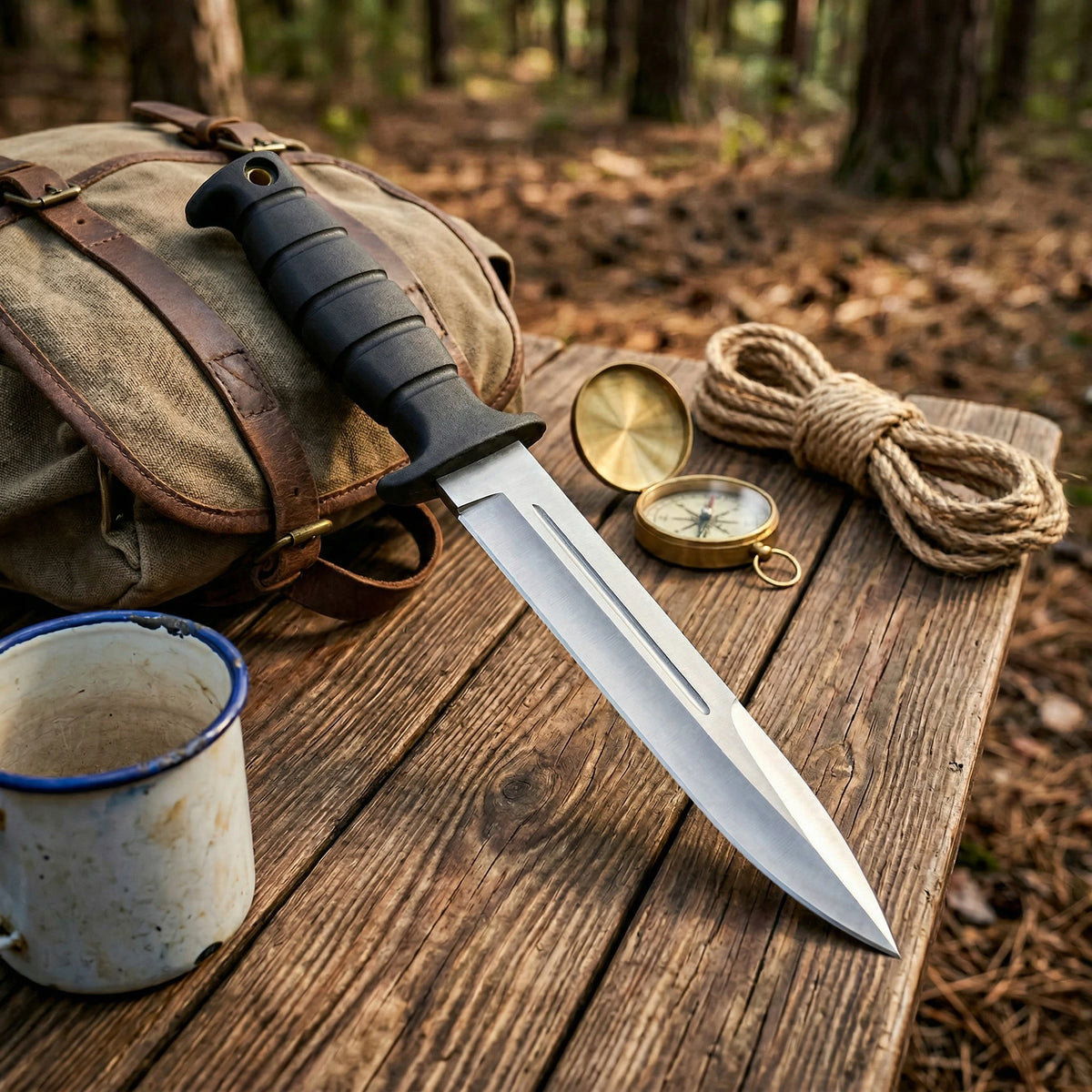 Portable Handmade Cutting Tool with Stainless Steel Blade, Comfort Grip Handle, Practical Outdoor & Daily Cutting Accessory, Comes with Protective Sheath