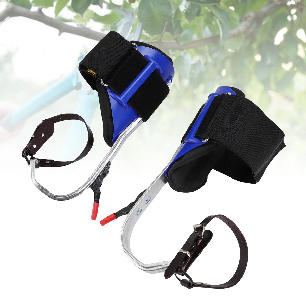 Tree Climbing Equipment Tree Climbing Spikes Aluminum Alloy Anti Slip Pedal Easy Disassembly Multifunctional for Fruit Picking