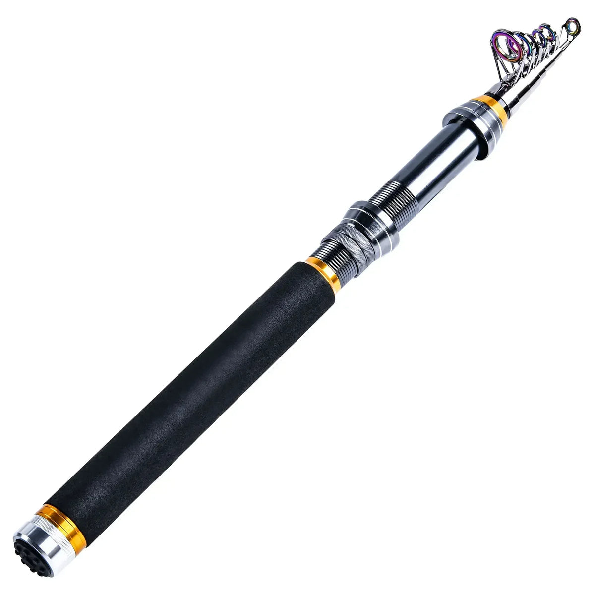 Goture Sea Fishing Rod Full Combo 1.8-2.7m Telescopic Fishing Pole Spinning Reel Baits Lines Set Tackle with Travel Fishing Bag