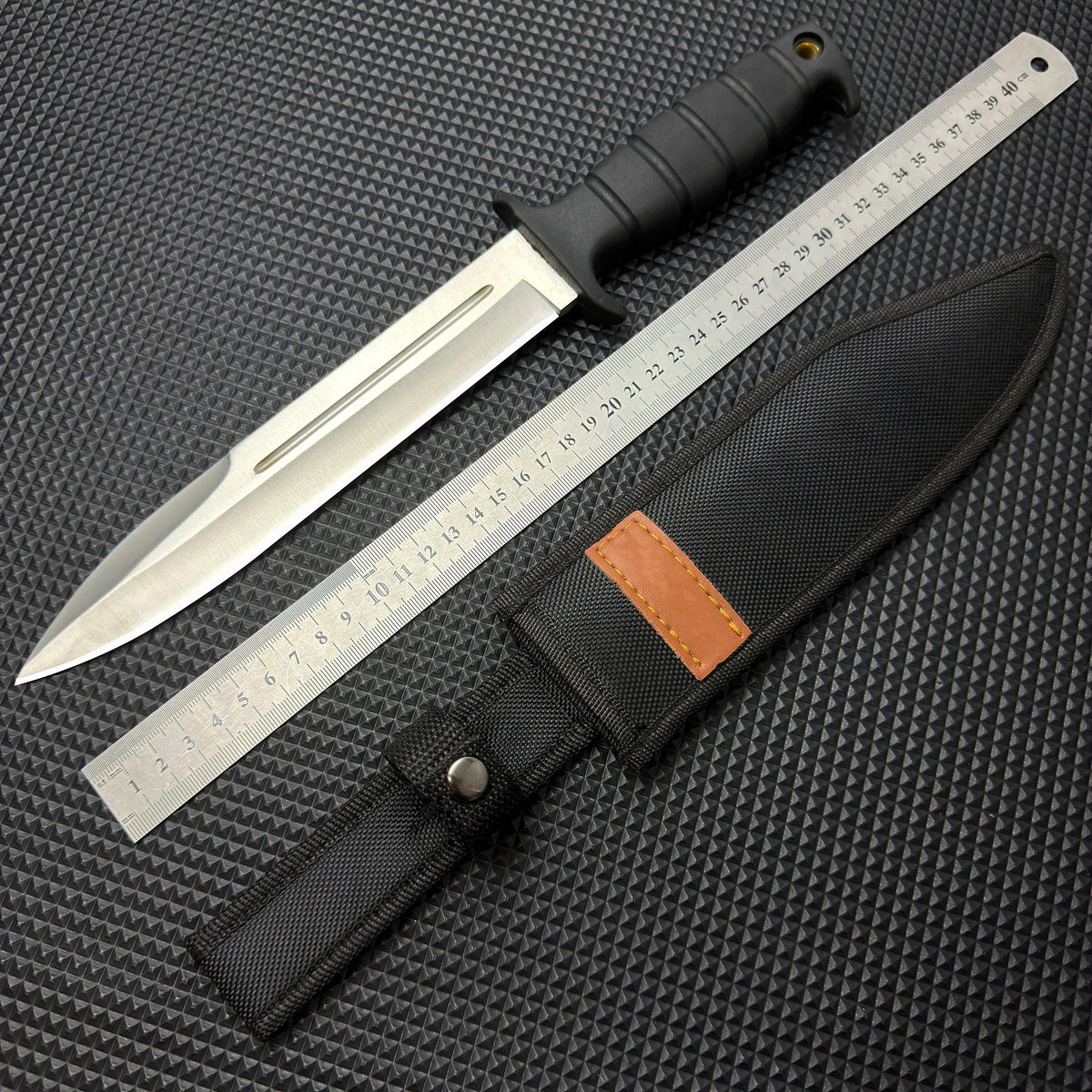 Portable Handmade Cutting Tool with Stainless Steel Blade, Comfort Grip Handle, Practical Outdoor & Daily Cutting Accessory, Comes with Protective Sheath