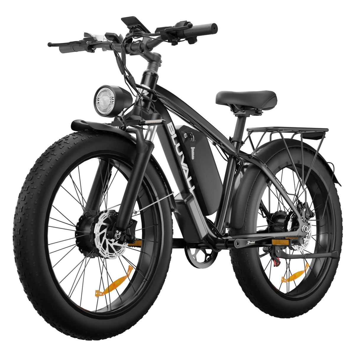 US Stock B1 Electric Bike Adults 5000W Peak  AWD Motor 48V 25Ah Battery 180N.m Torque 37MPH Fat Tire Ebike 26x4.0 All-Terrain Bicycle