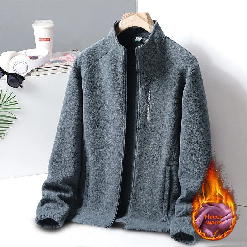 High Quality Comfortable Windproof Warm Fleece Jacket for Winter Outdoor Wear Fashionable Versatile Breathable Trendy Couple Top