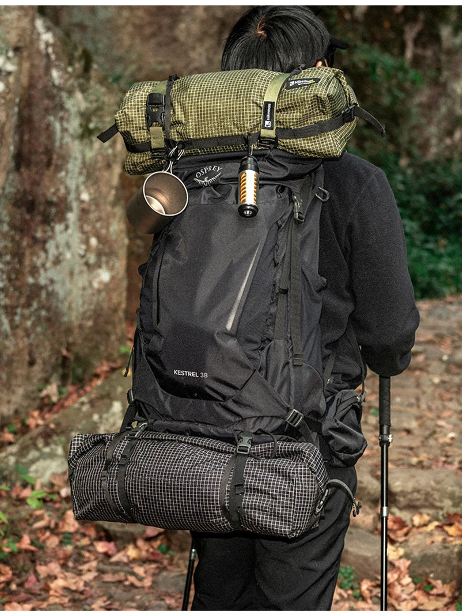 Ultralight Dyneema Backpack Top Lid Waterproof Expansion Pouch Multifunctional External Storage Bag for Hiking & Mountaineering