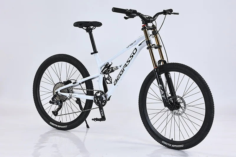 Aluminum Alloy 26/27.5 Inch Full Suspension Soft Tail Mountain Bike for Men Shock Absorbing Off Road Cycling Bicycle for Outdoor