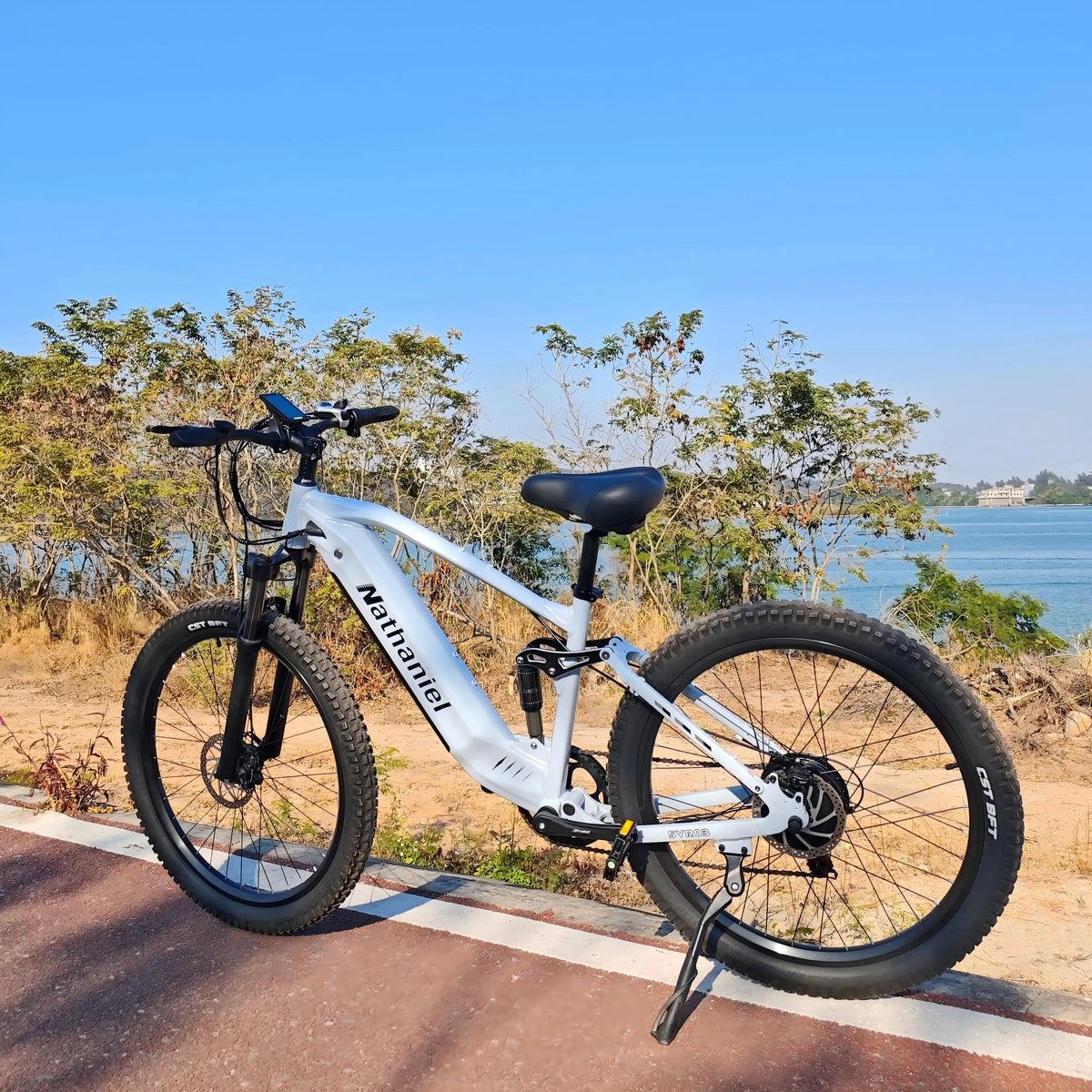 Nathaniel SYR03 Electric Bike 1000W 48V 20AH, 27.5" Long Range for Mountain & Road Riding, Electric Bike Adults, Mountain Bikes