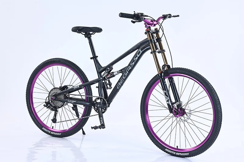 Aluminum Alloy 26/27.5 Inch Full Suspension Soft Tail Mountain Bike for Men Shock Absorbing Off Road Cycling Bicycle for Outdoor