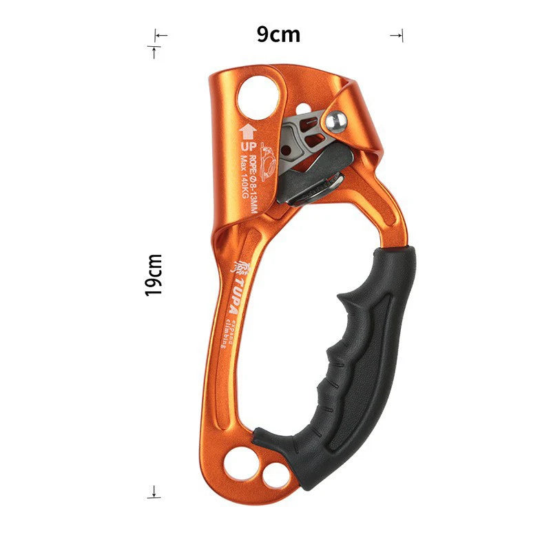 Outdoor Camping Rock Climbing Chest Ascender Safety Rope Ascending Anti Fall Off Survival Vertical Rope Climbing Equipment
