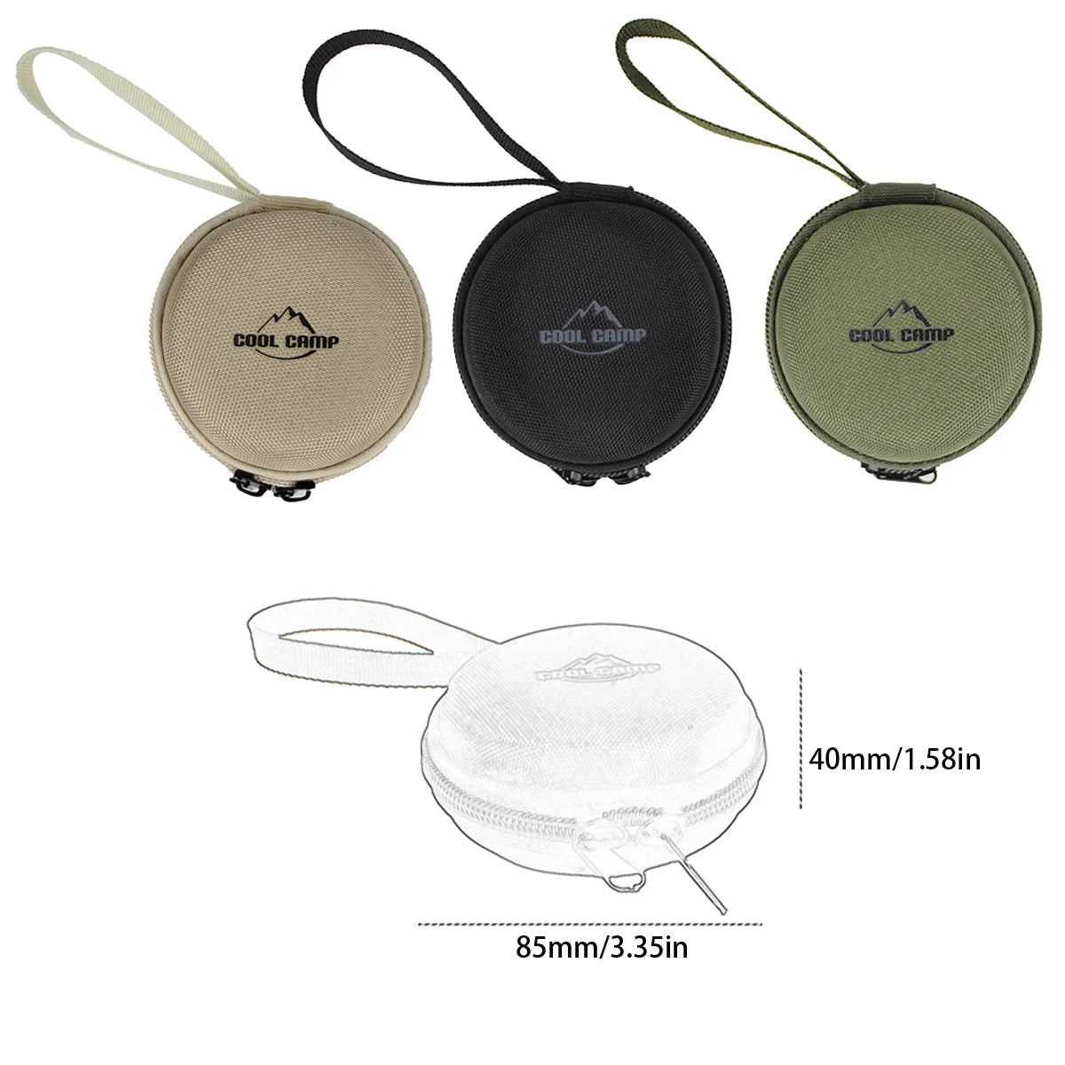 Outdoor Magnetic Hook Storage Bag Set, No-Drill Magnetic Hooks and Storage Bag, Suitable for Camping Tents, Lamps, Etc.
