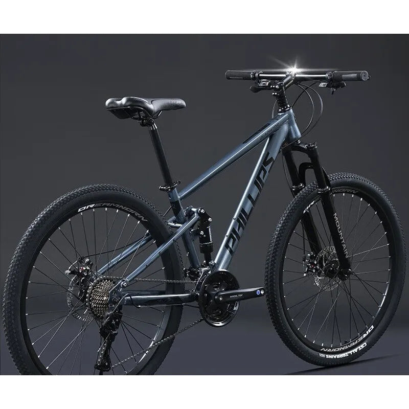 Mountain Bike Mens Adult Dual Suspension Disc Brake Gear Off Road AM Racing Bicycle Mountain Bike Road Bike Travel Bicycle
