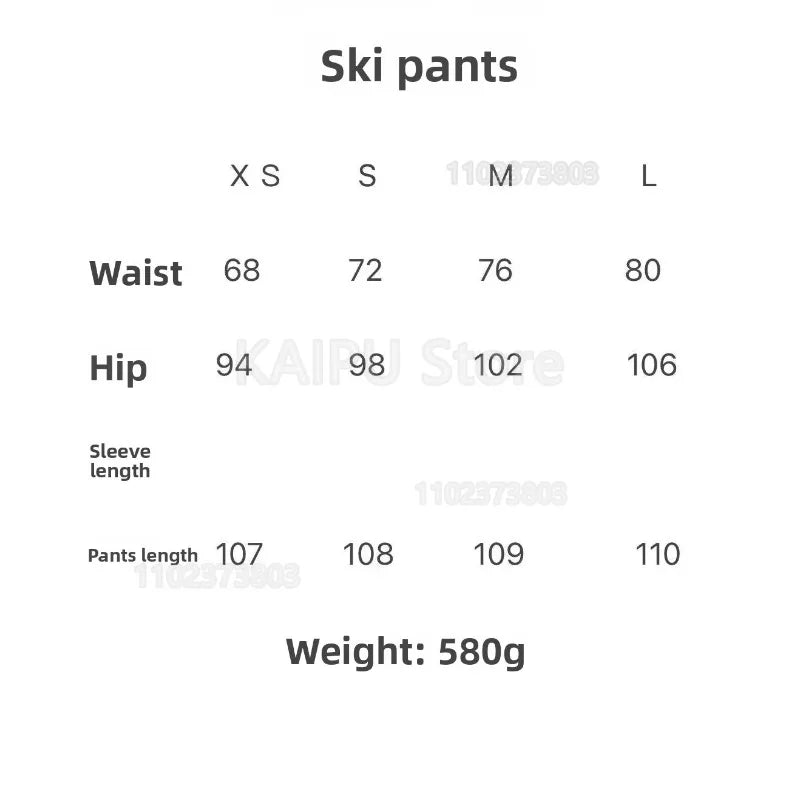 Ski suit fashion waist down cotton jacket cotton pants ski jacket snow jacket women ski suit women
