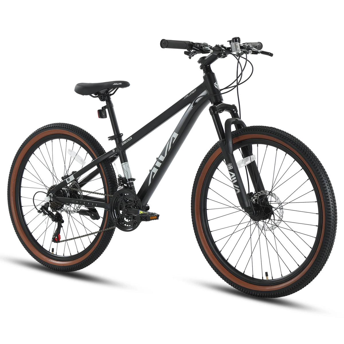 AIVA MT26FS 26 Inch Hardtail MTB, 21 Speed Mountain Bike, Bicycle for Teenagers and Adults, Lightweight Aluminum Frame, Suspension Fork, Front & Rear Disc Brakes
