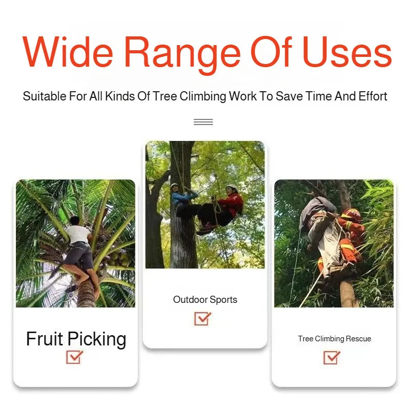 Tree Climbing Spikes Five-Claw Anti-Slip Foot Prick All-Purpose Enhanced Steel Hunting Shoes Picking Observation Fruit Tool