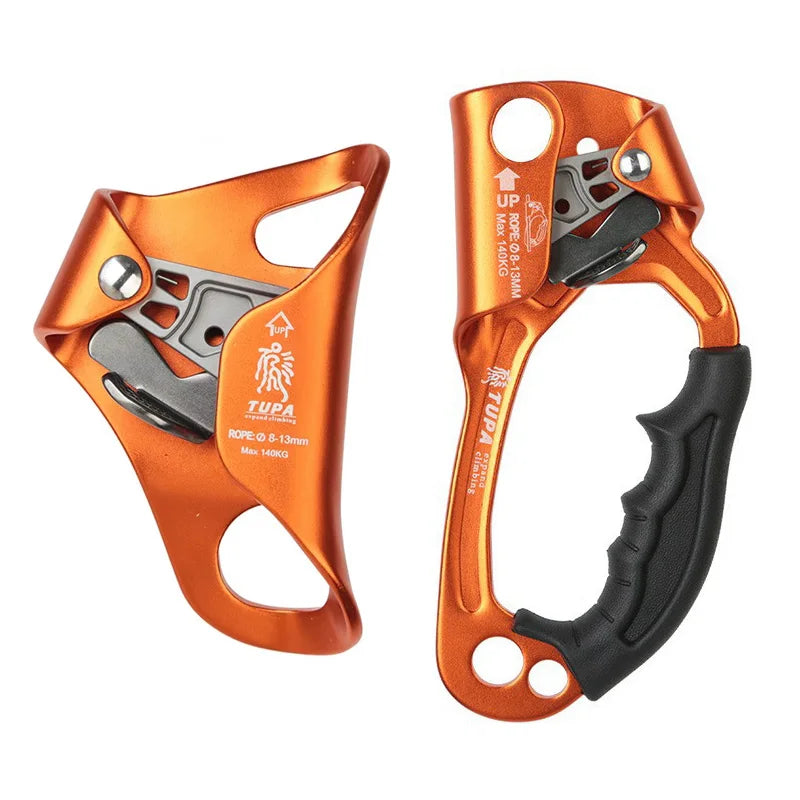 Outdoor Camping Rock Climbing Chest Ascender Safety Rope Ascending Anti Fall Off Survival Vertical Rope Climbing Equipment