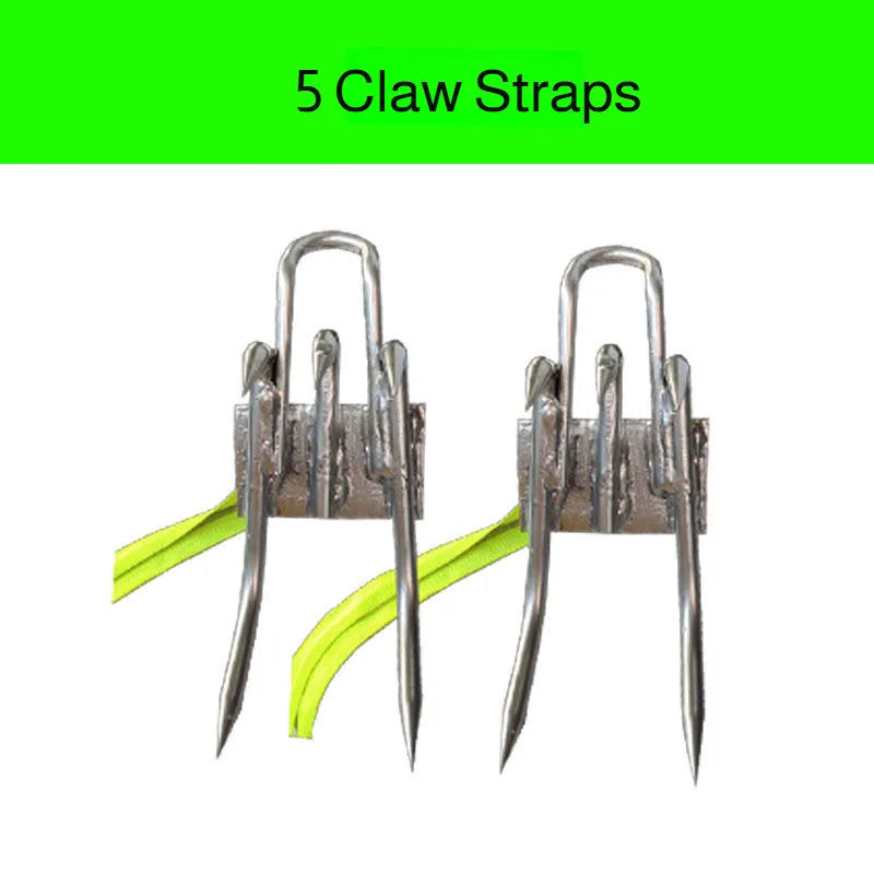 Tree Climbing Spikes Five-Claw Anti-Slip Foot Prick All-Purpose Enhanced Steel Hunting Shoes Picking Observation Fruit Tool